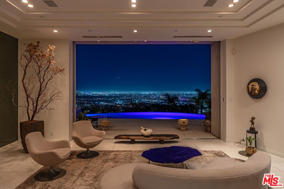 Interior, Living room, Recessed Lighting