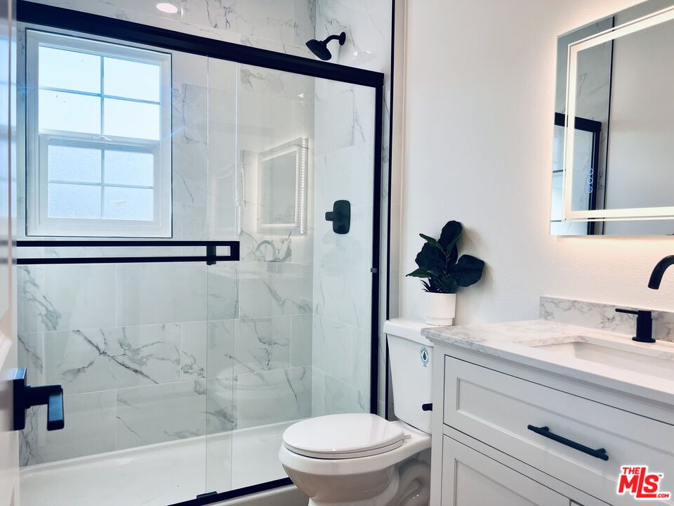 Bathroom, Glass Shower, Interior, Marble Walls