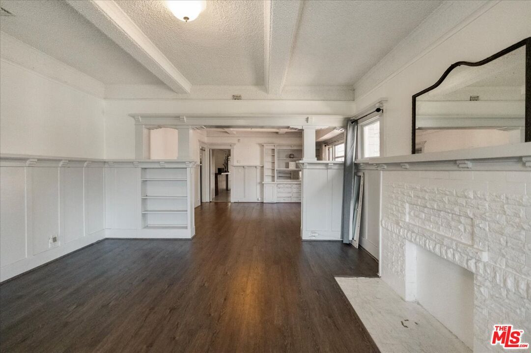 Fireplace, Interior, Wood Texture Flooring