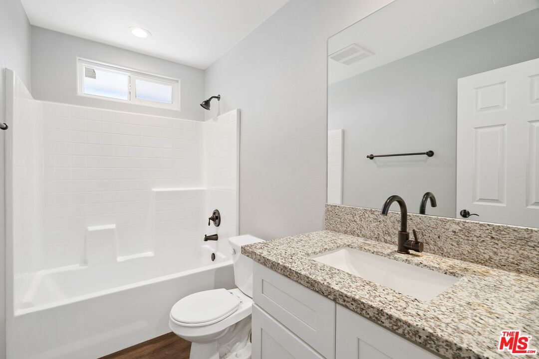 Bathroom, Interior, Recessed Lighting, Wood Texture Flooring