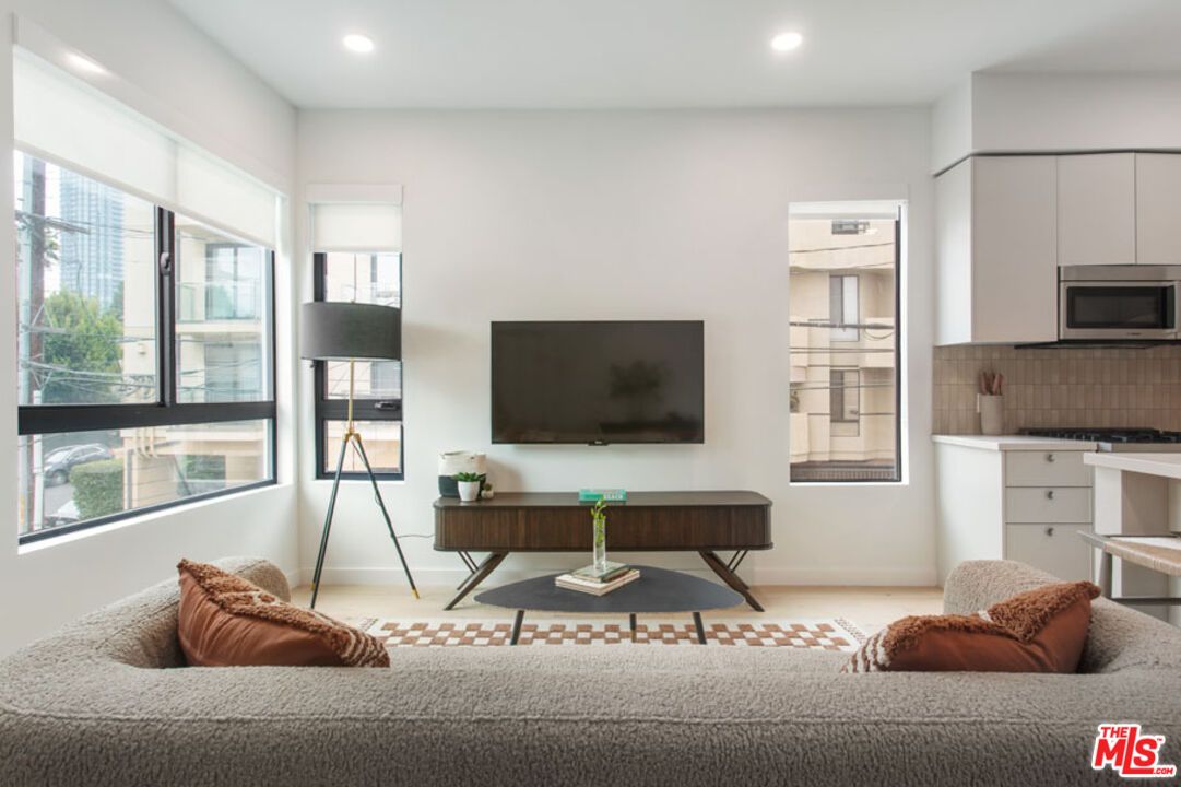 Interior, Living room, Recessed Lighting