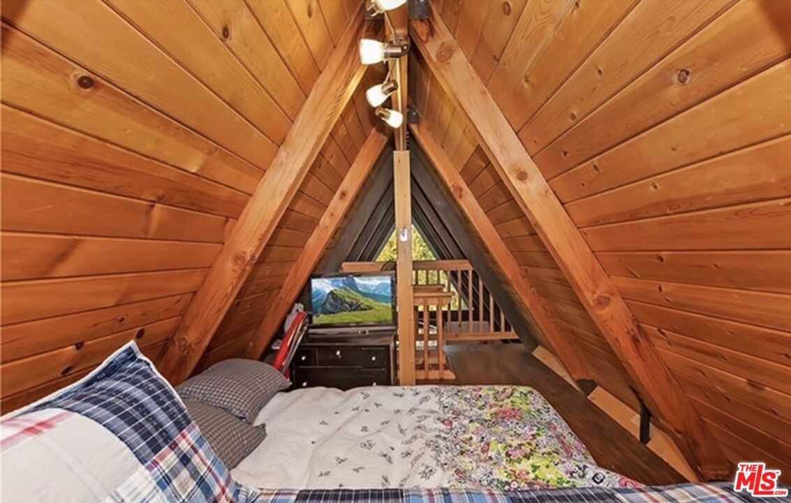 Bedroom, Interior, Wooden Beams, Wooden Ceilings, Wooden Walls