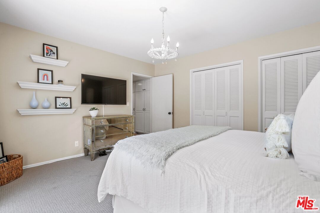 Bedroom, Chandelier, Interior