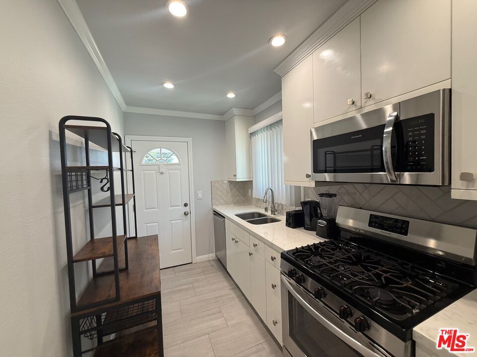 Interior, Kitchen, Recessed Lighting, Stainless Steel Appliances