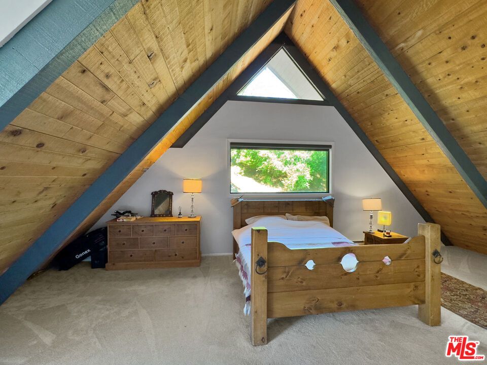 Bedroom, Interior, Wooden Ceilings
