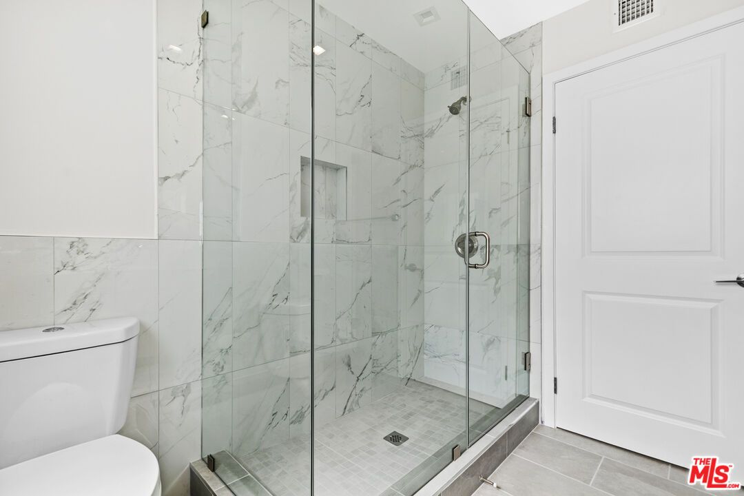 Bathroom, Glass Shower, Interior, Marble Walls