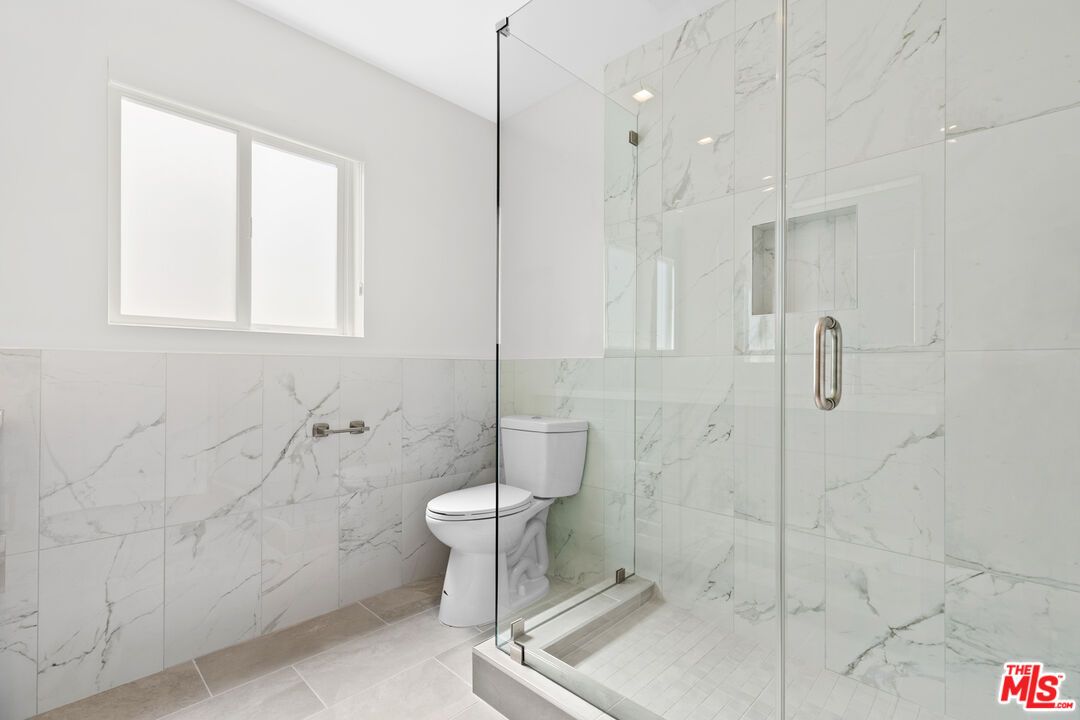 Bathroom, Glass Shower, Interior, Marble Walls