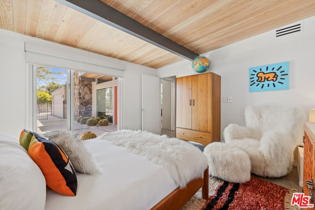 Bedroom, Interior, Wooden Ceilings