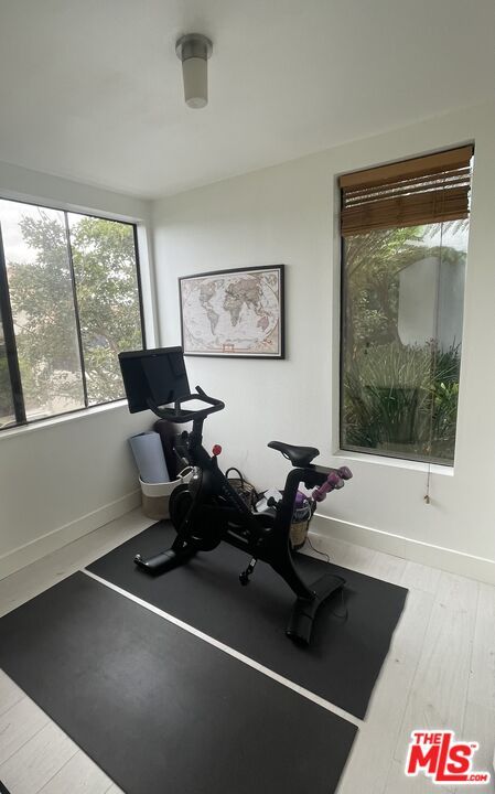 Fitness Equipment, Interior, Wood Texture Flooring