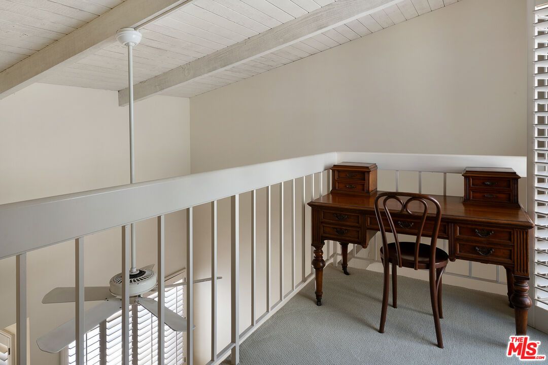 Home Office, Interior, Wooden Beams
