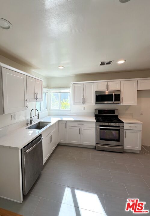 Interior, Kitchen, Recessed Lighting, Stainless Steel Appliances