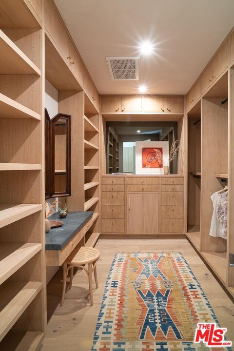 Interior, Recessed Lighting, Walk-in Closets, Wood Texture Flooring