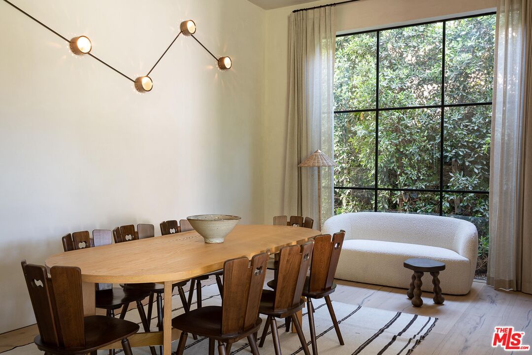 Dining room, Interior, Wood Texture Flooring