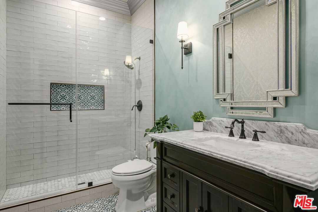 Bathroom, Glass Shower, Interior