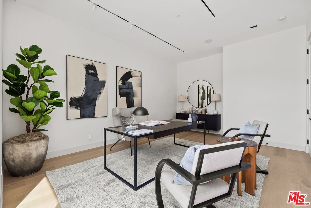 Home Office, Interior, Wood Texture Flooring