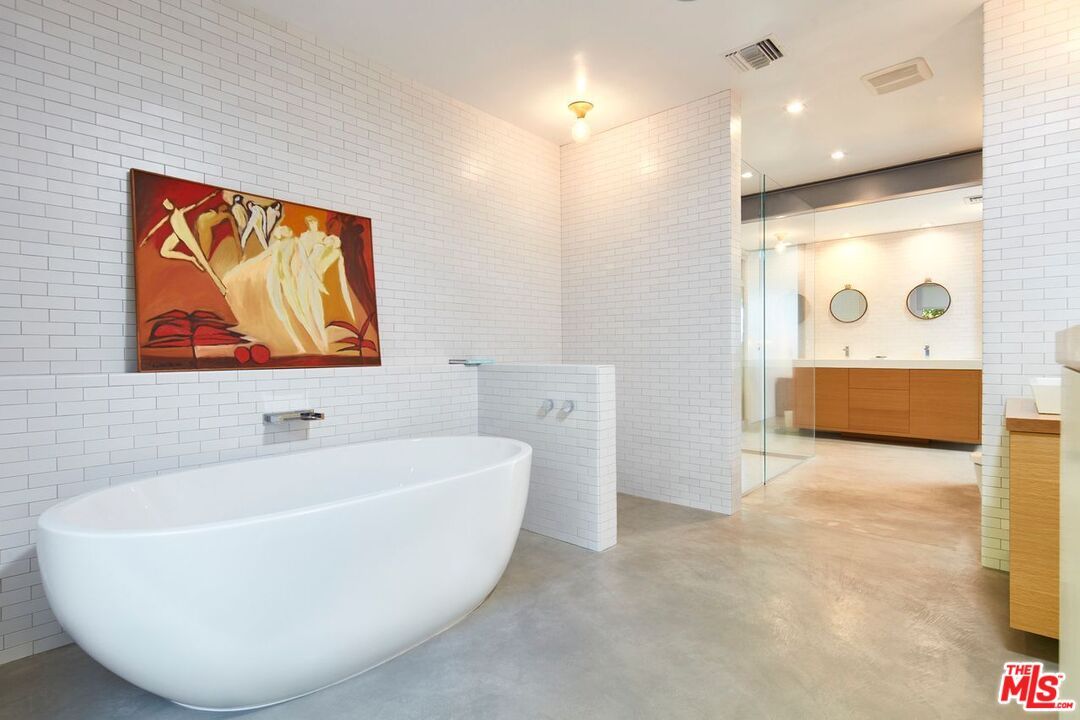 Bathroom, Free Standing Baths, Interior, Recessed Lighting
