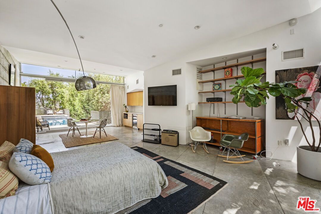 Bedroom, Home Office, Interior, Pendant Lights, Recessed Lighting