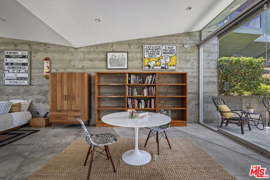 Interior, Recessed Lighting, Stone Walls, Wooden Walls
