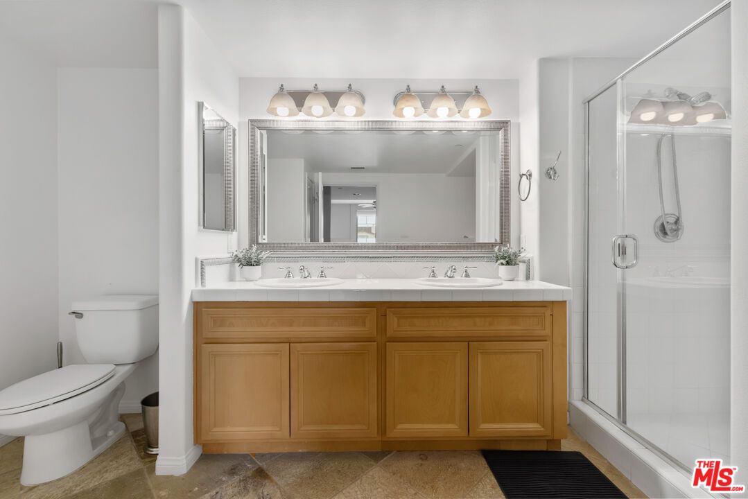 Bathroom, Dual Sink Vanities, Glass Shower, Interior