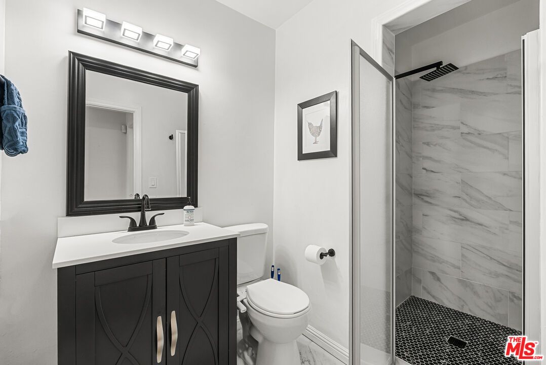 Bathroom, Glass Shower, Interior, Marble Walls