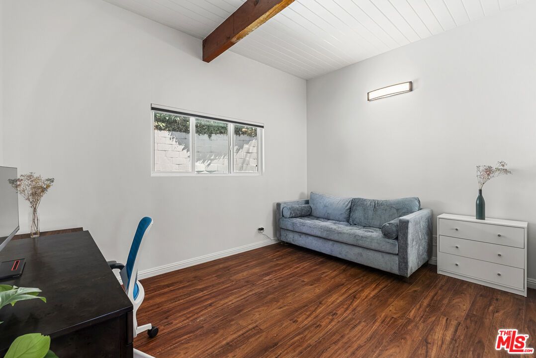 Home Office, Interior, Wooden Beams, Wood Texture Flooring