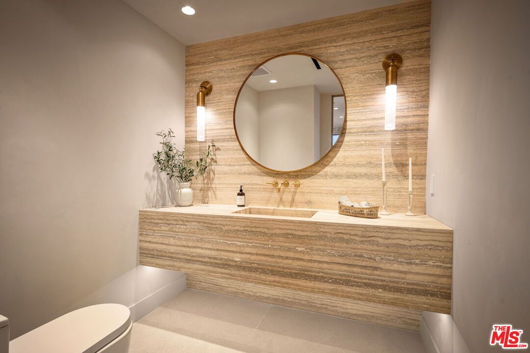 Bathroom, Interior, Recessed Lighting