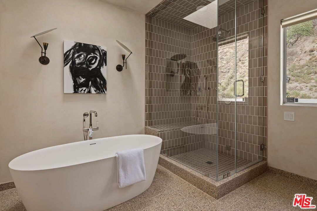 Bathroom, Free Standing Baths, Glass Shower, Interior