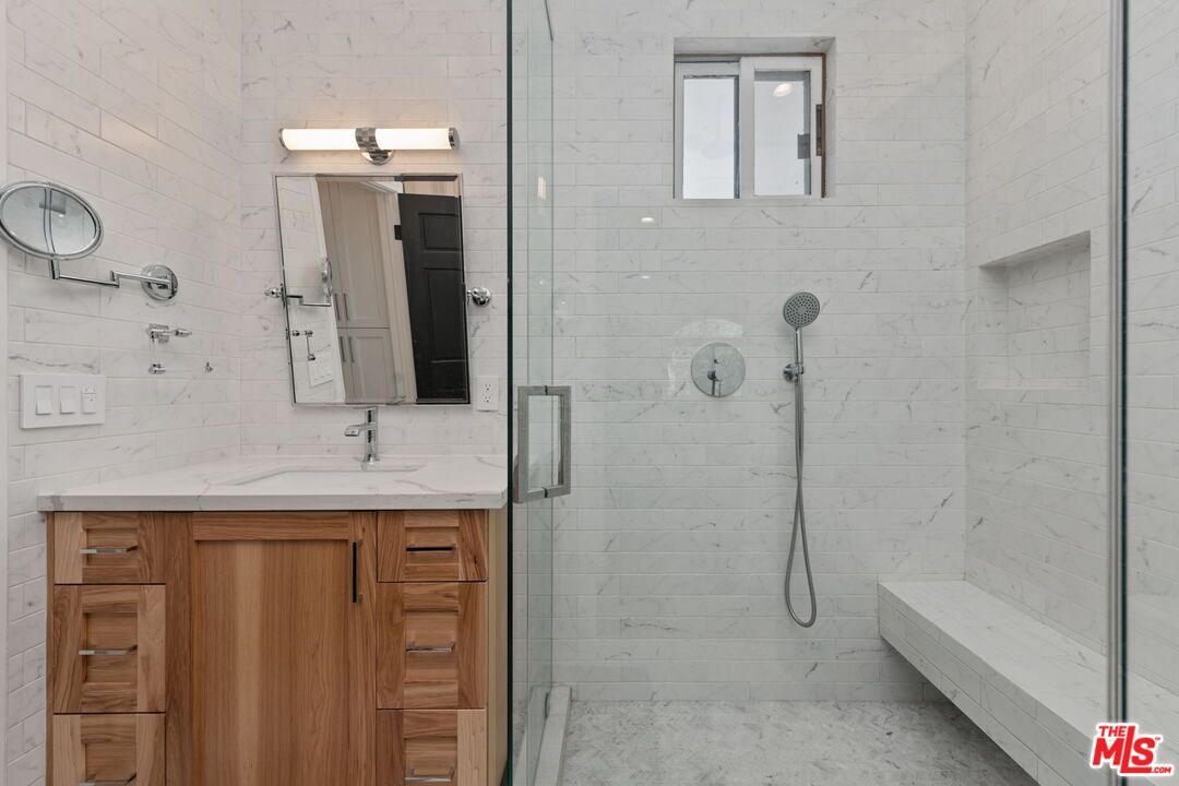 Bathroom, Glass Shower, Interior, Marble, Marble Walls