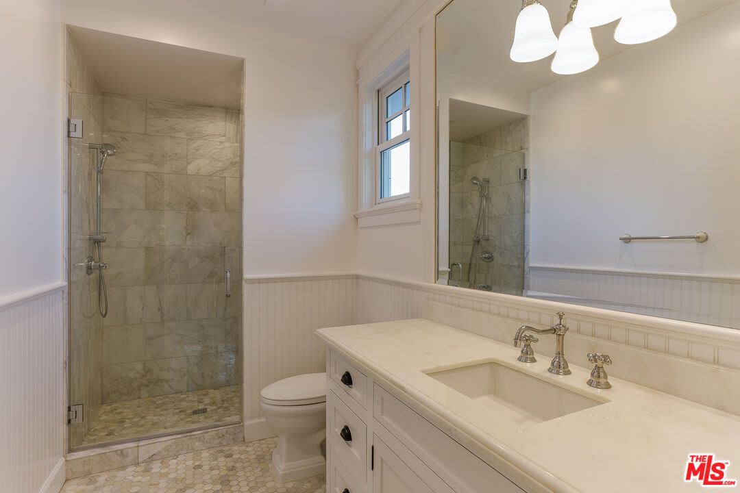 Bathroom, Glass Shower, Interior, Marble Walls