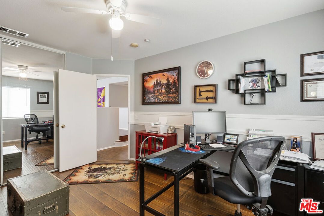 Home Office, Interior, Wood Texture Flooring
