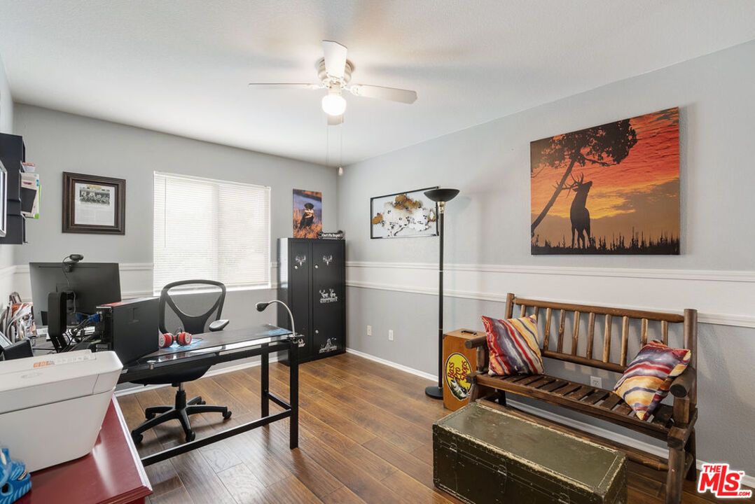 Home Office, Interior, Wood Texture Flooring