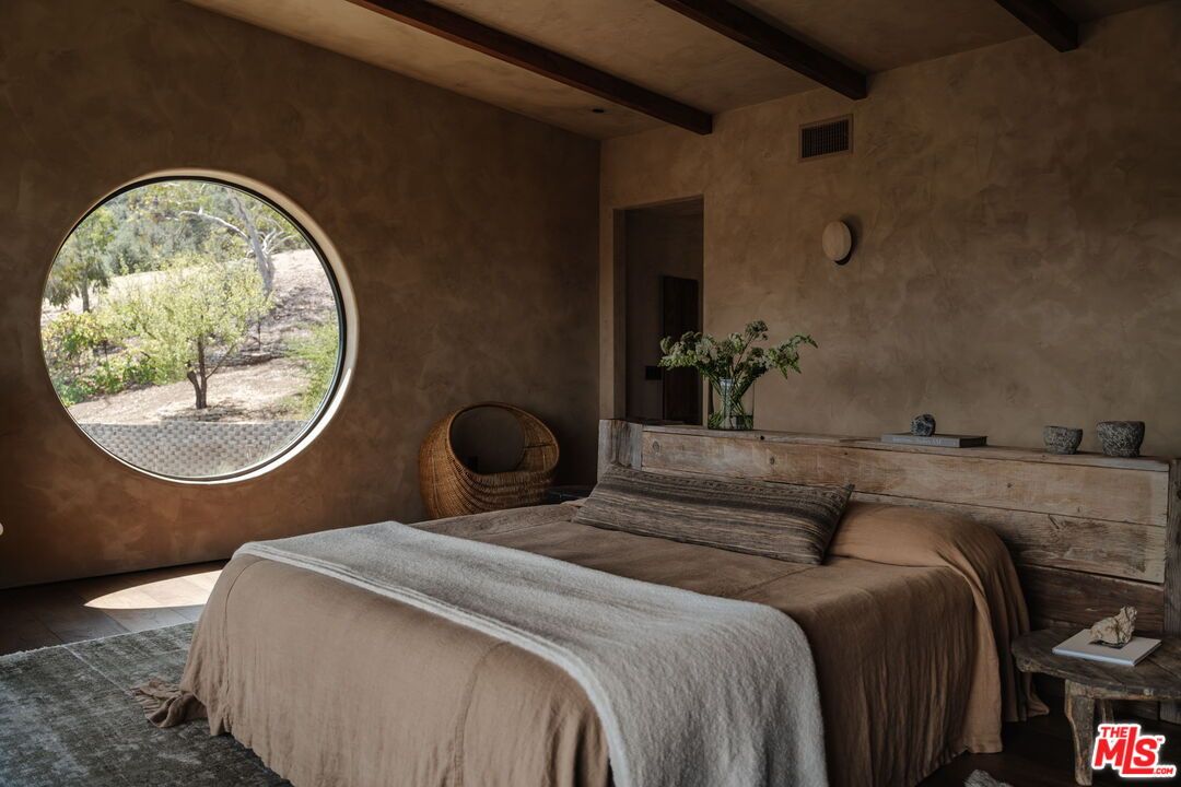 Bedroom, Interior, Wooden Beams