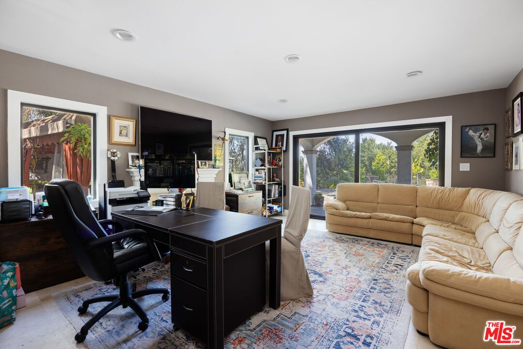 Home Office, Interior, Recessed Lighting