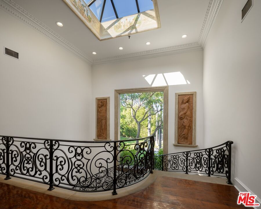 Glass Ceilings, Interior, Recessed Lighting, Wood Texture Flooring