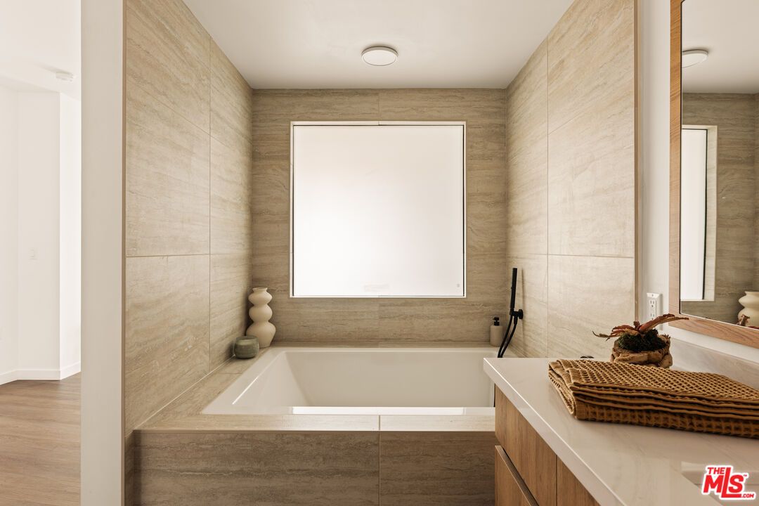 Bathroom, Interior, Wood Texture Flooring
