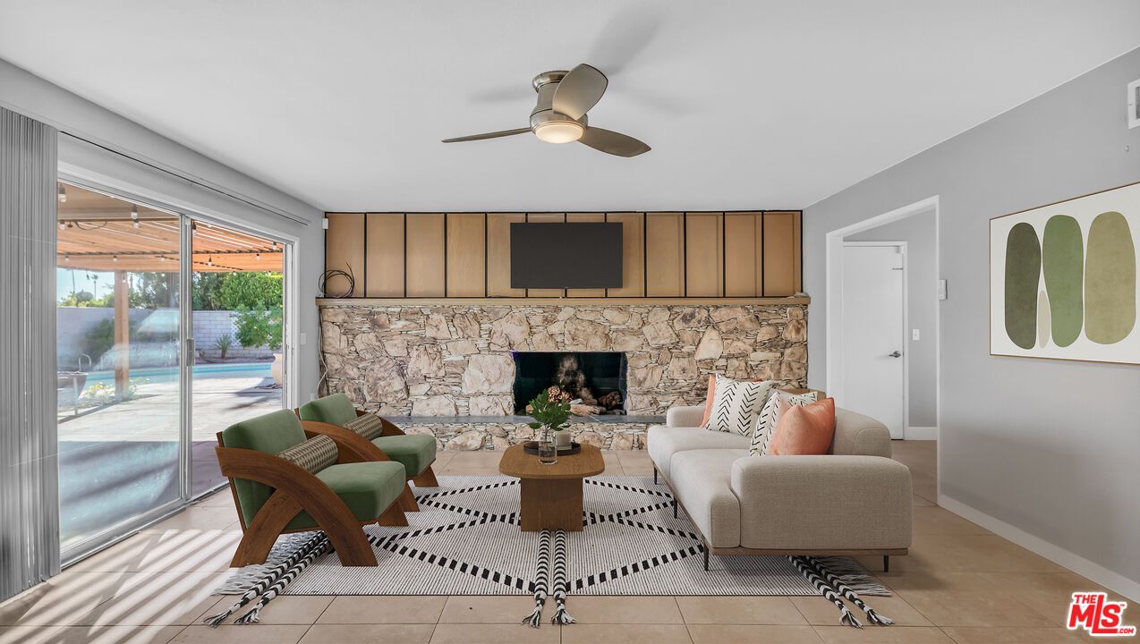 Fireplace, Interior, Living room, Stone Walls