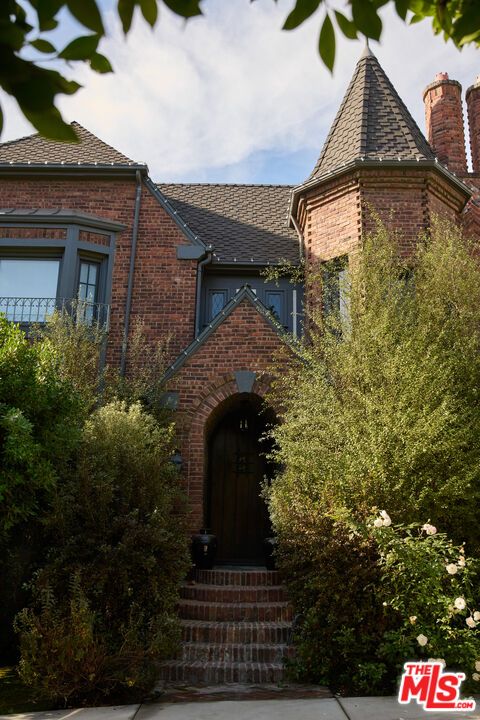 Exterior, Facade, Brick Facade, Tudor Revival