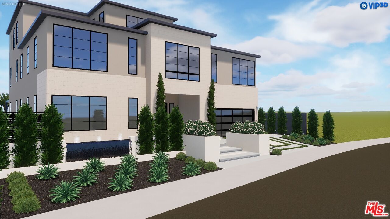 Attached, Exterior, Facade, Modern