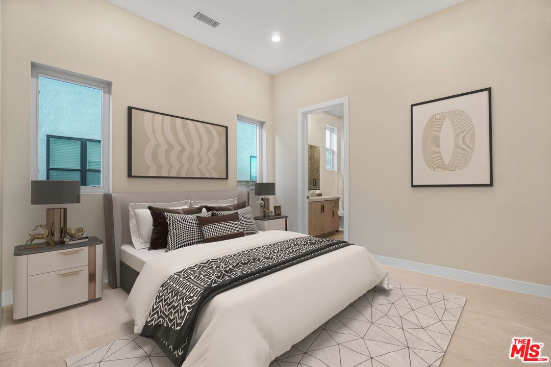 Bedroom, Interior, Recessed Lighting