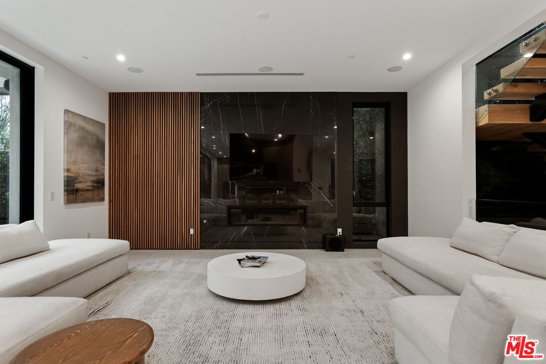 Interior, Living room, Recessed Lighting