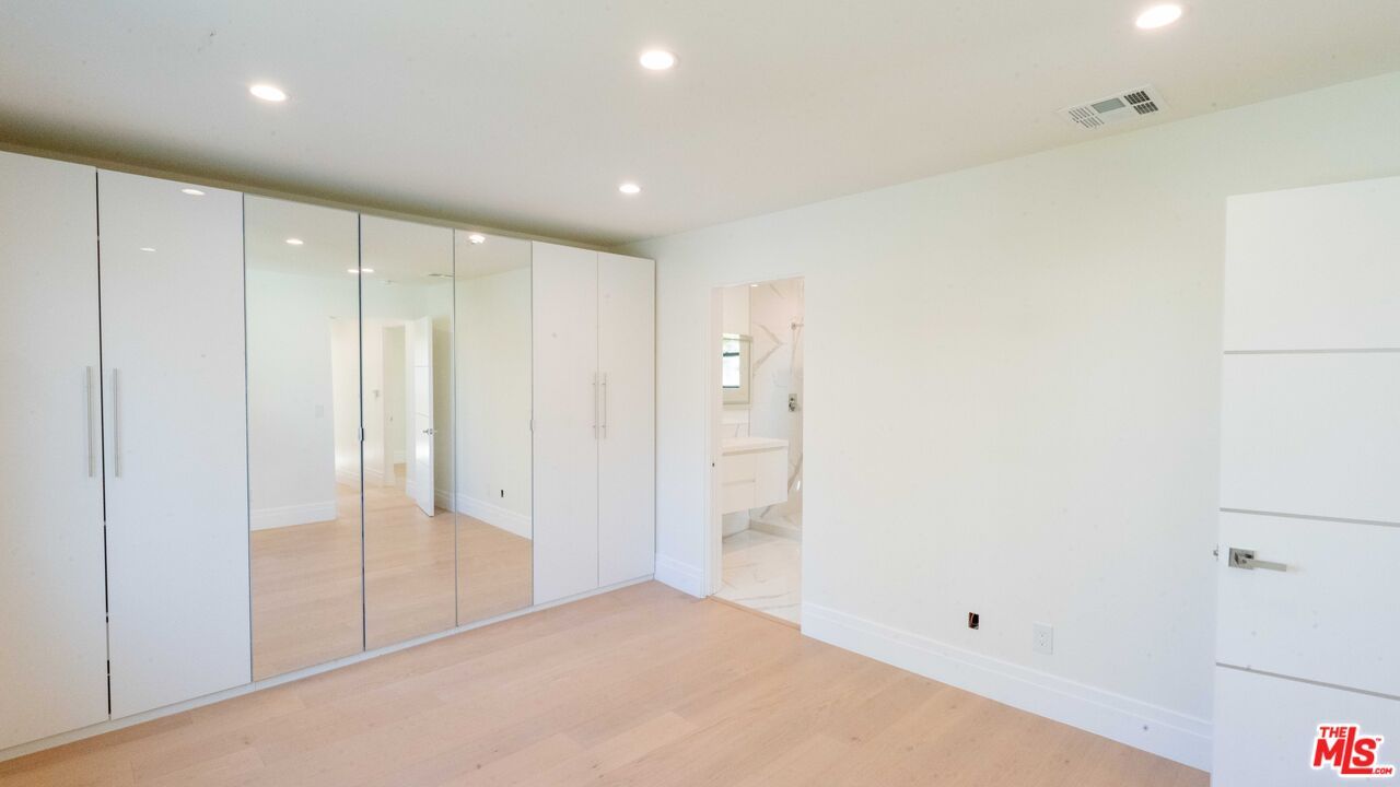 Bathroom, Empty room, Interior, Recessed Lighting, Wood Texture Flooring