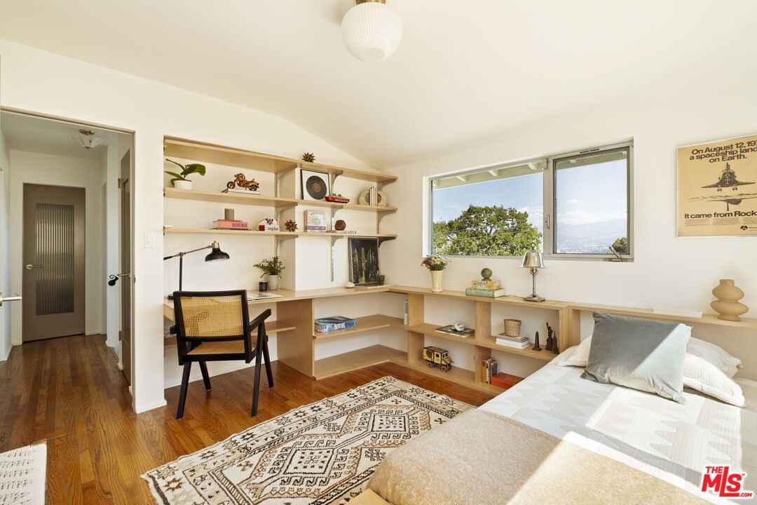 Bedroom, Home Office, Interior, Wood Texture Flooring