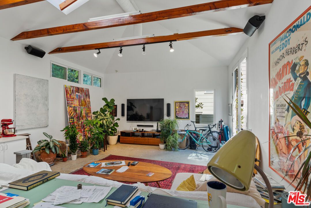 Interior, Living room, Wooden Beams