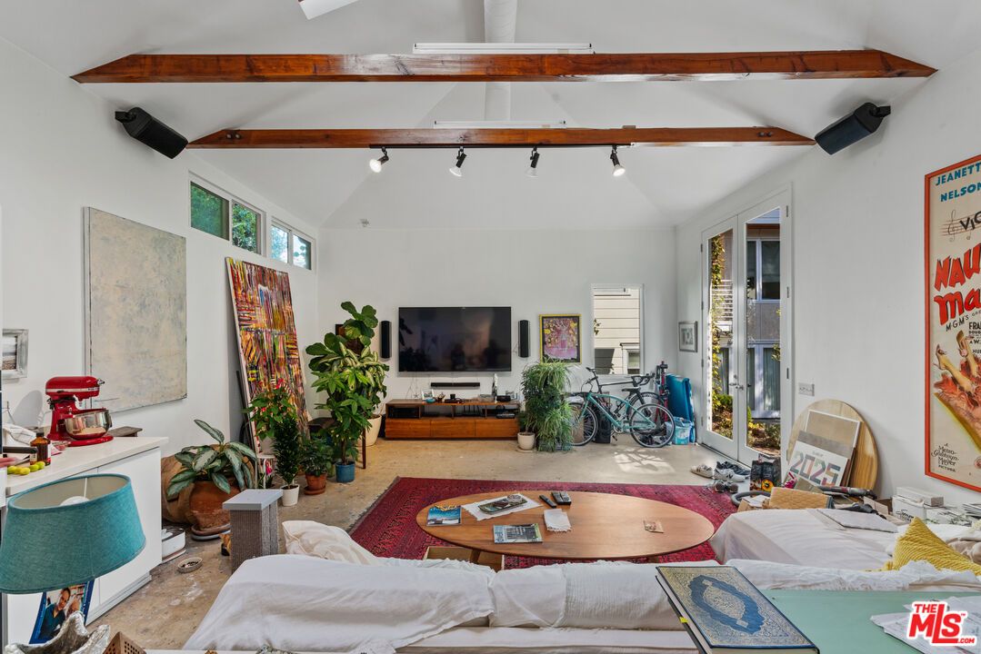 Interior, Living room, Wooden Beams