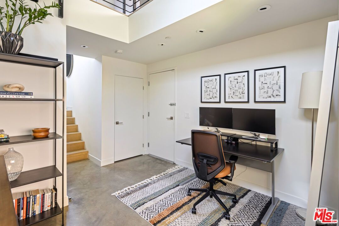 Home Office, Interior, Recessed Lighting