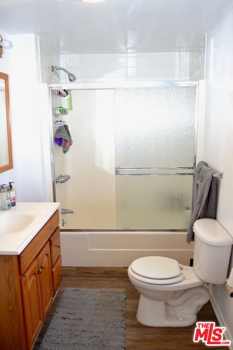 Bathroom, Glass Shower, Interior, Wood Texture Flooring