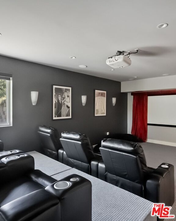 Home Theatre Room, Interior, Projection Screen, Recessed Lighting, Theatre Room