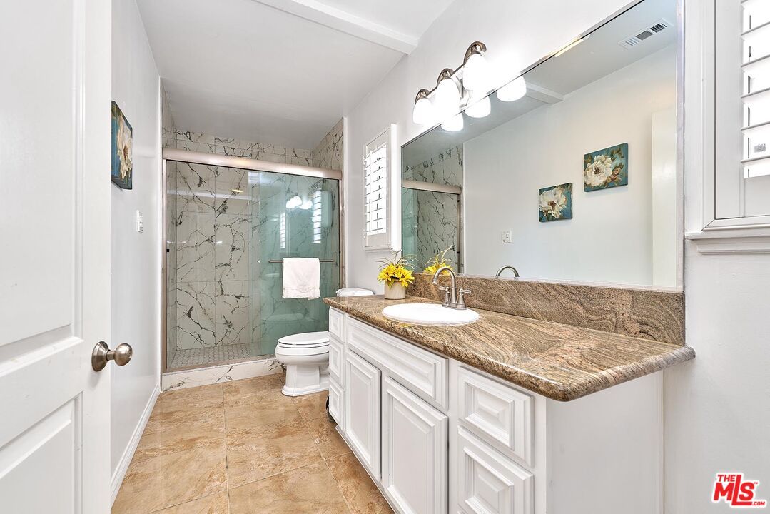 Bathroom, Glass Shower, Interior, Marble Walls