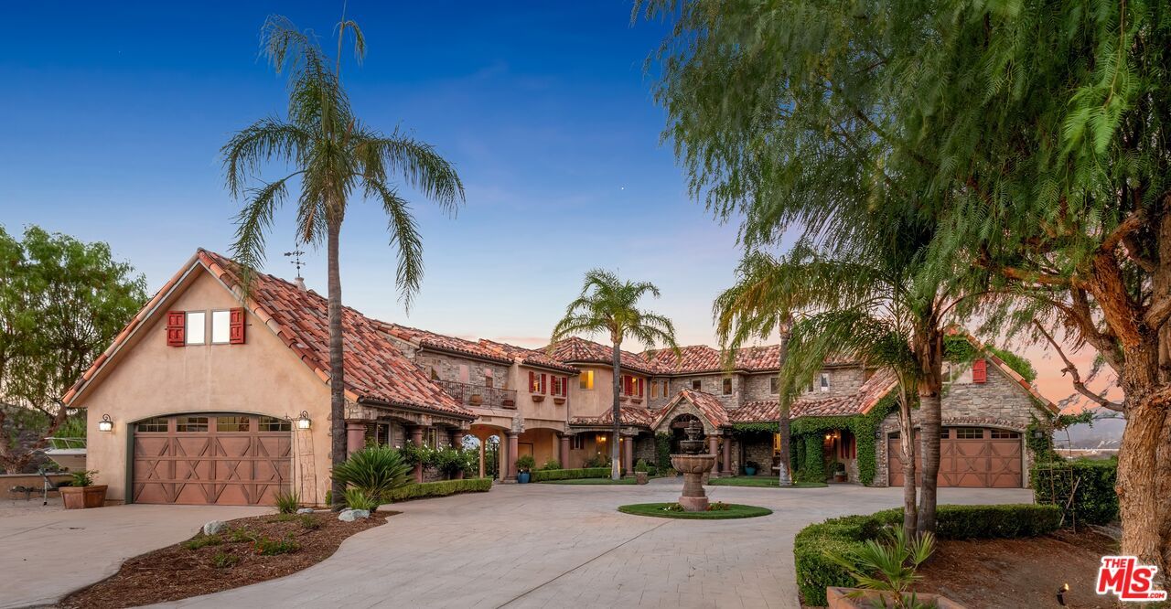 Attached, Backyard, Exterior, Facade, Mediterranean