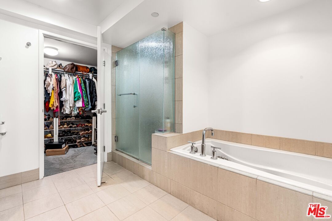 Bathroom, Glass Shower, Interior, Recessed Lighting, Walk-in Closets